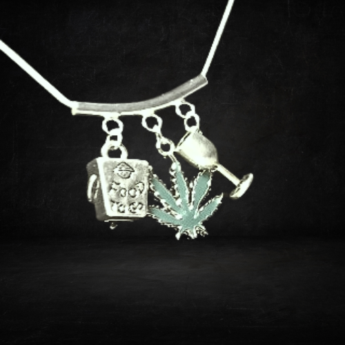 A Weed Lovers Christmas Necklace