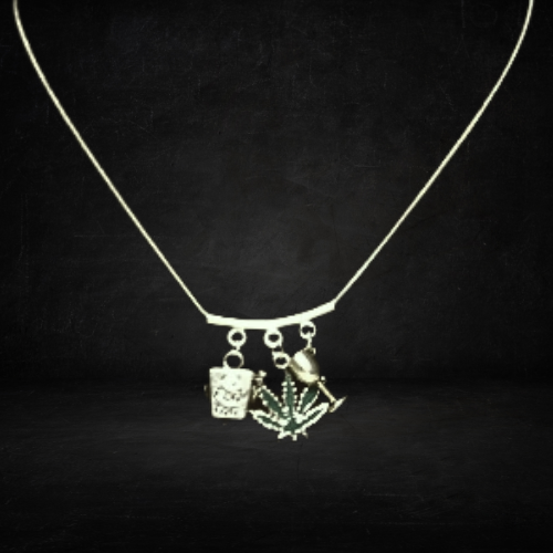 A Weed Lovers Christmas Necklace