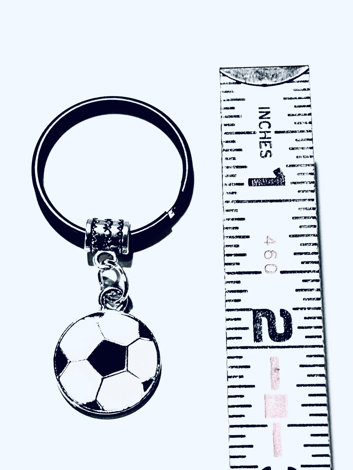 Soccer Mom Soccer Ball Charm Keychain