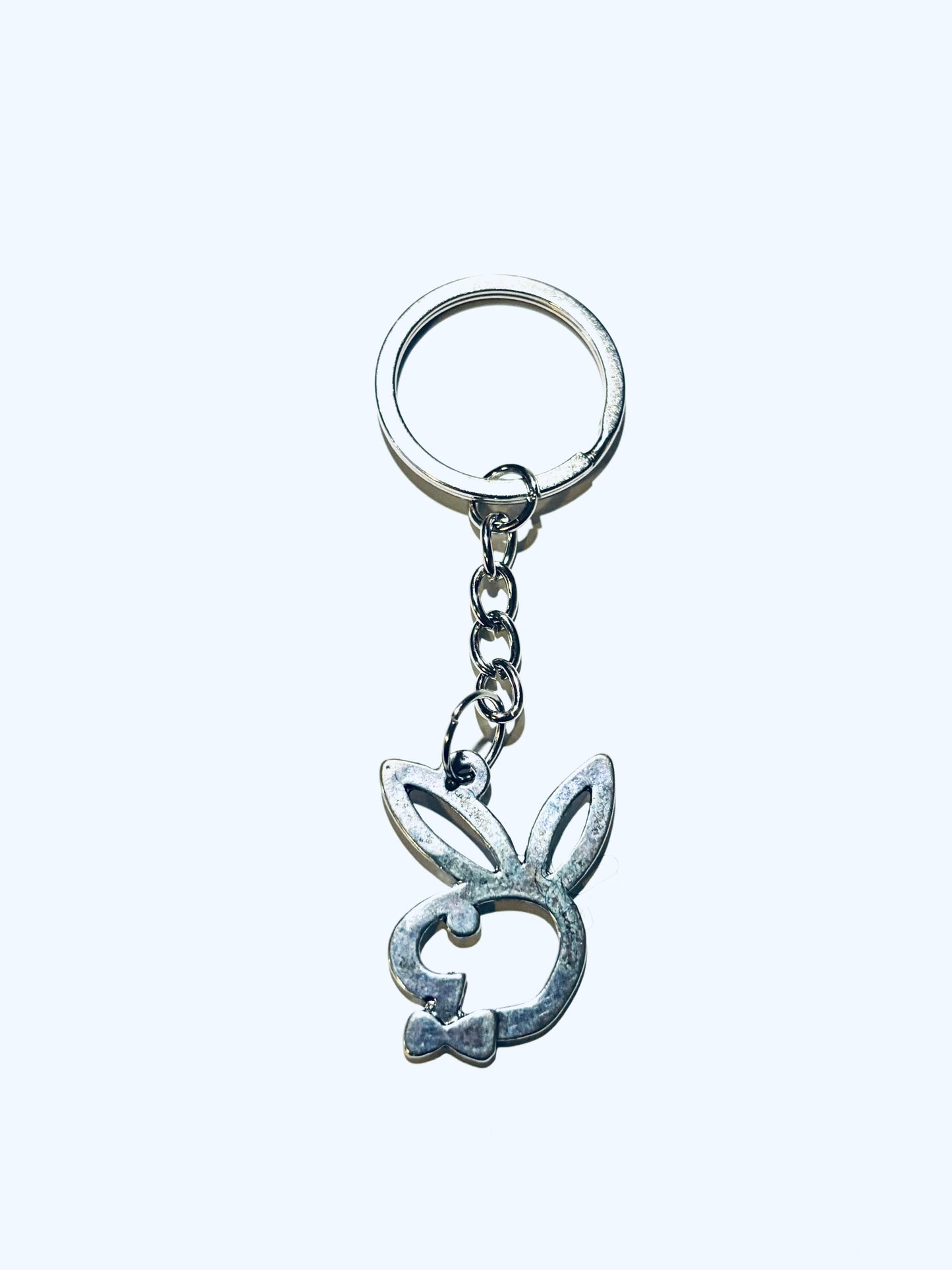 Playboy Bunny Charm Keychain