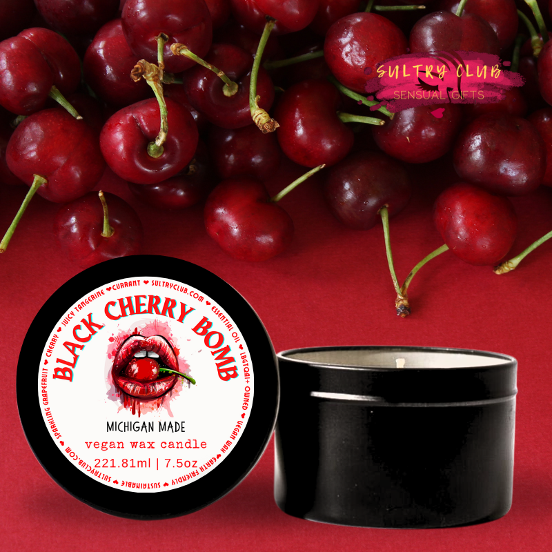 BLACK CHERRY BOMB Candle