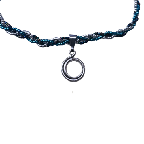 Multistrand Beaded Spiral Necklace