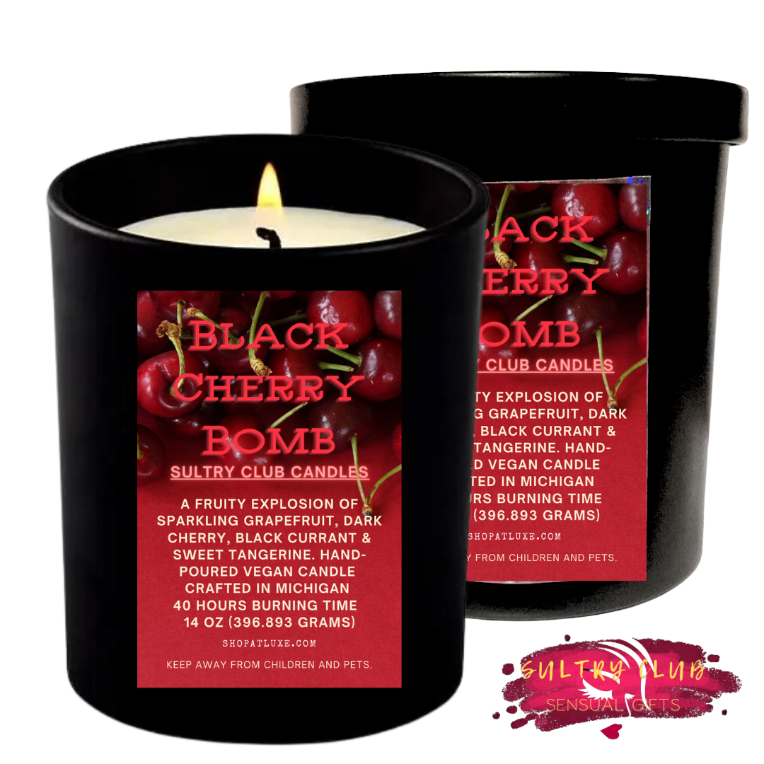 BLACK CHERRY BOMB Candle