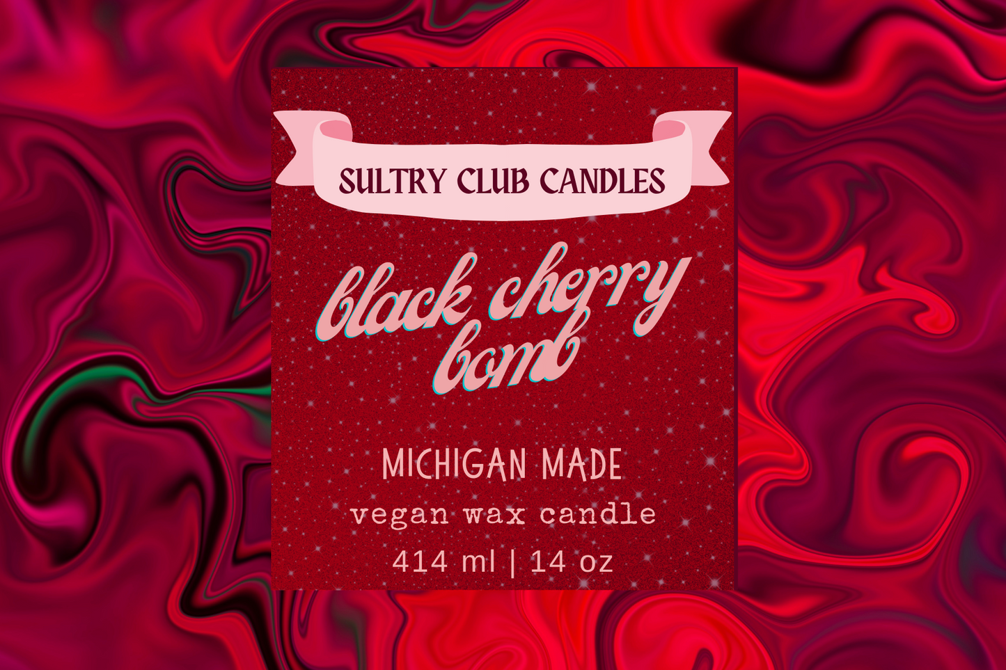 BLACK CHERRY BOMB Candle