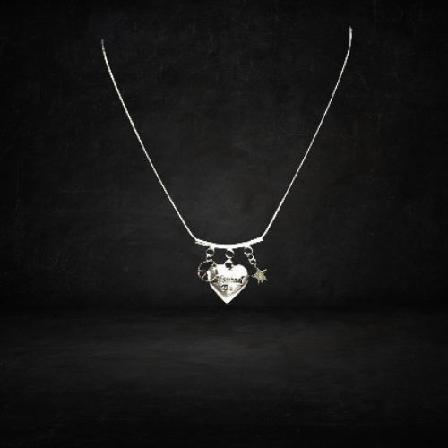 Blessed Be Greetings Charm Necklace