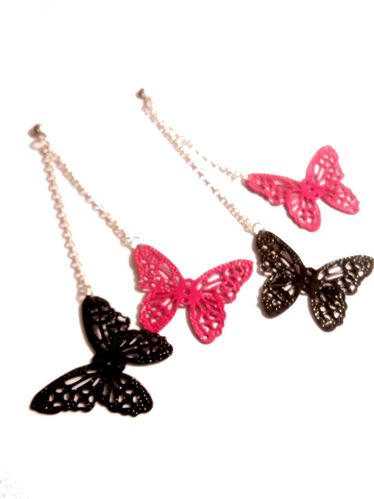 Butterflies N Chains Minimalist Earrings