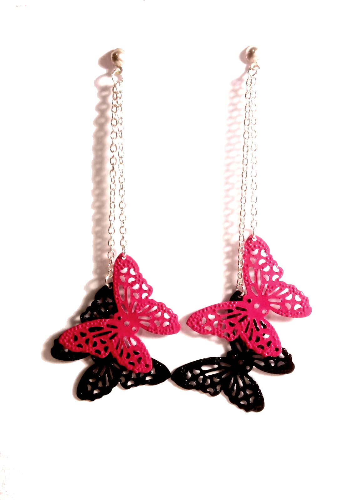 Butterflies N Chains Minimalist Earrings