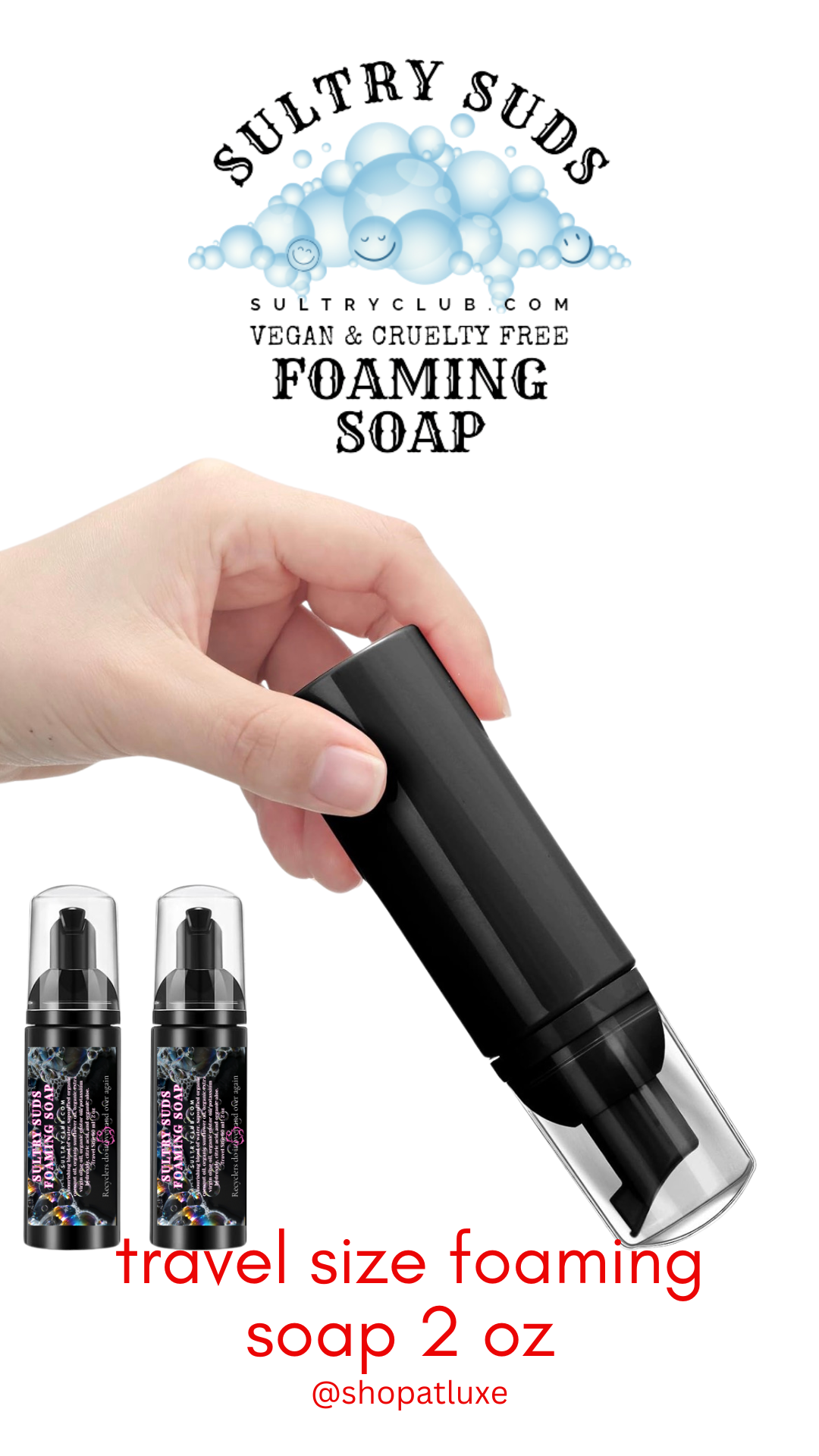 Sultry Suds™ Vegan Foaming Soap (Egyptian Musk)