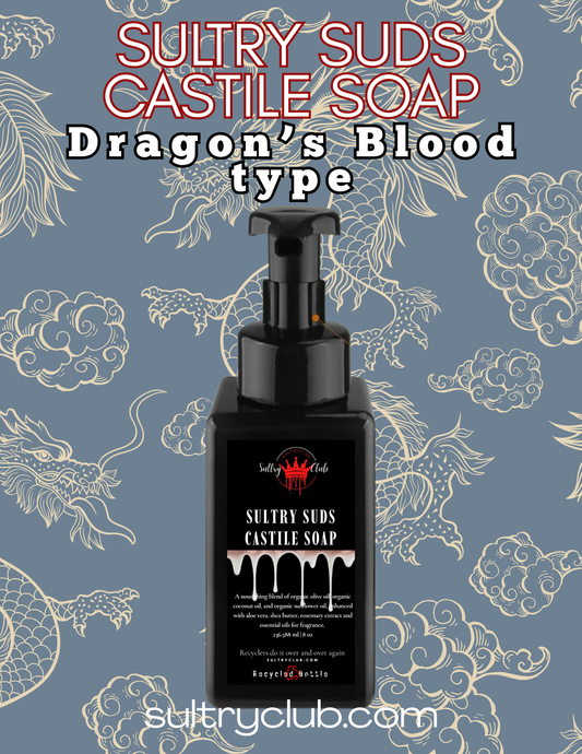 Sultry Suds™ Vegan Foaming Soap (Dragon’s Blood type)