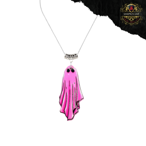 Casper's GF Pink Ghost Necklace