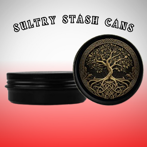 TREE OF LIFE Stash Tin - Round Storage Container