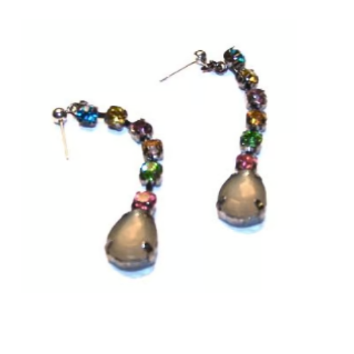 CRYSTAL DANGLE DROP EARRINGS