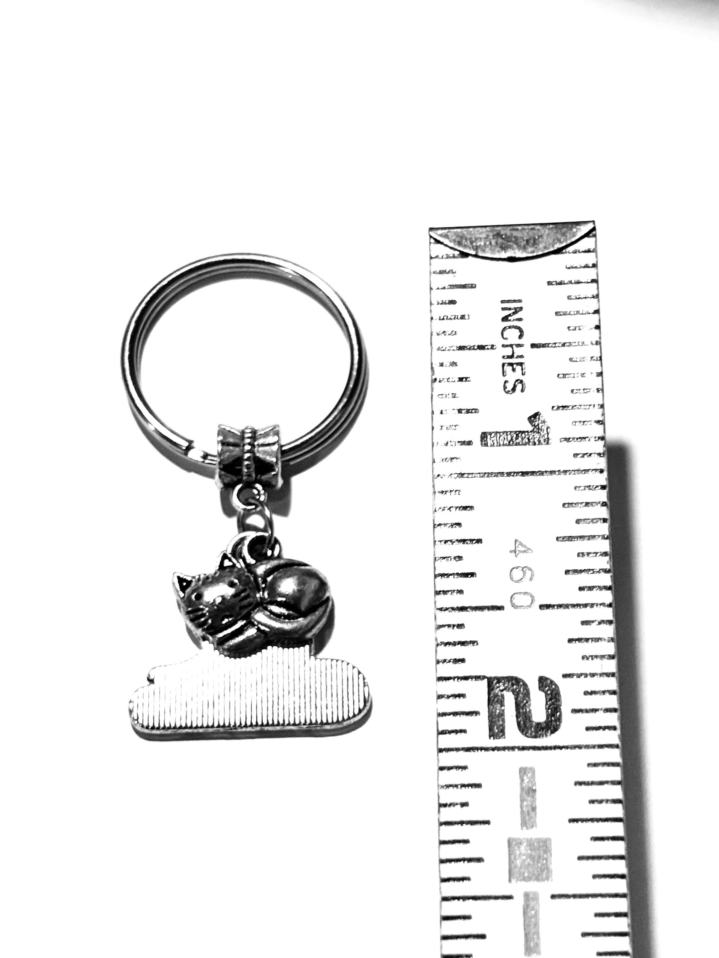 Kitten Love Dual Charm Keychain