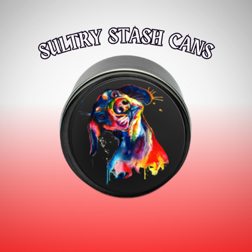 DOG LOVE Stash Tin - Round Storage Container