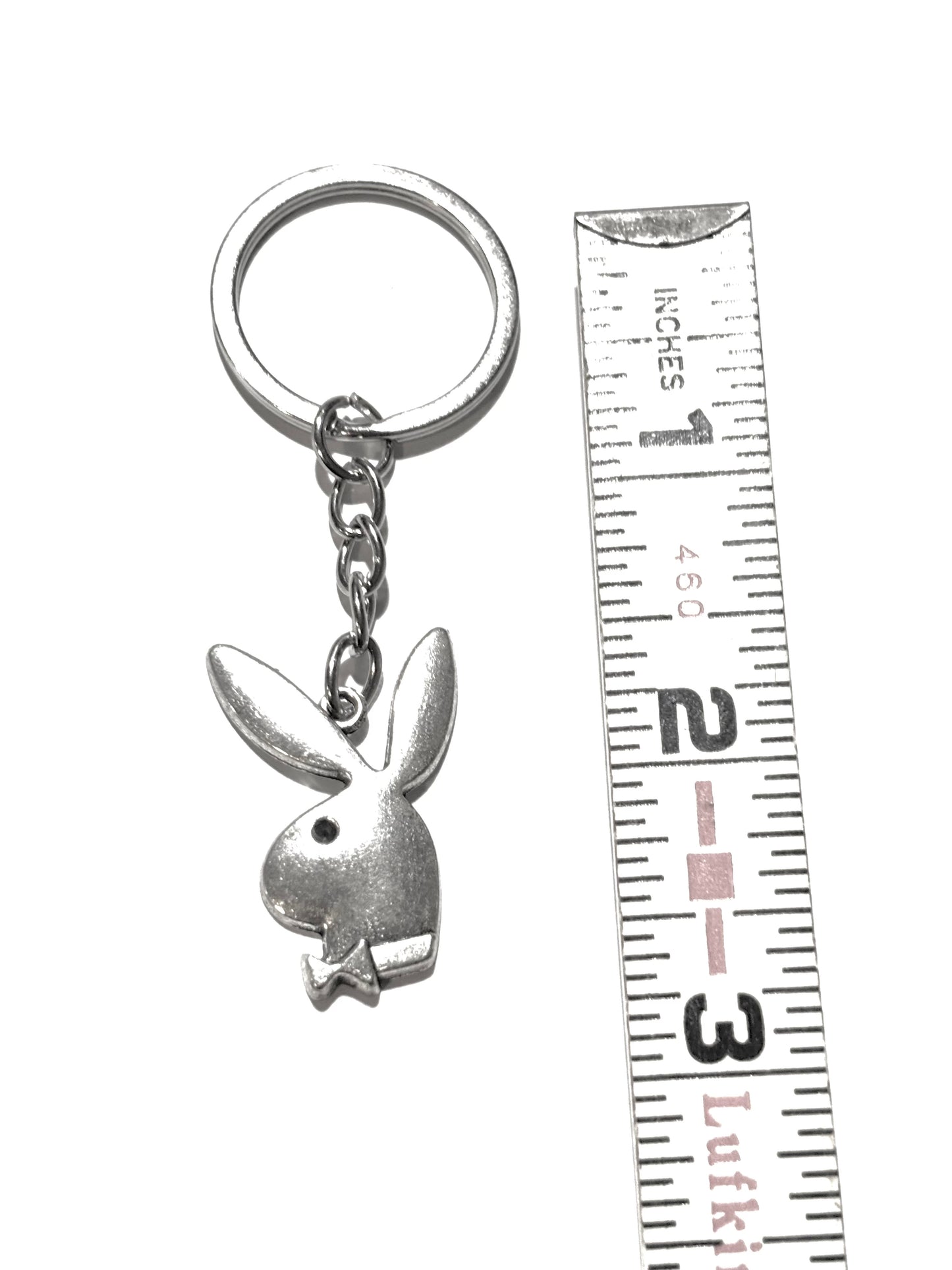 Playboy Bunny Charm Keychain