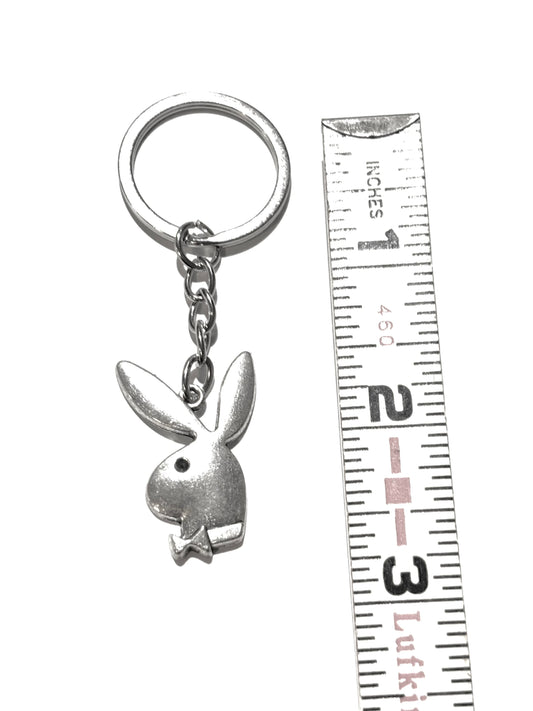 Playboy Bunny Charm Keychain