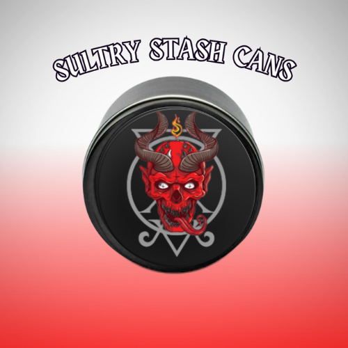 LITTLE DEVIL Stash Tin - Round Storage Container