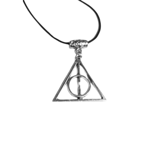 DEATHLY HALLOWS LEATHER NECKLACE