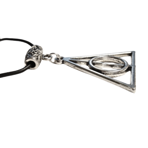 DEATHLY HALLOWS LEATHER NECKLACE