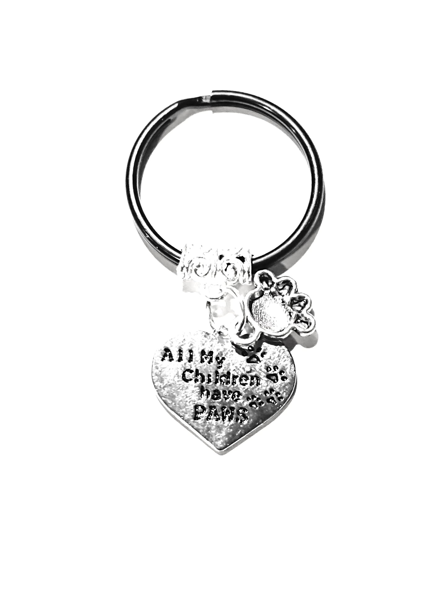 All my children have Paws Charm Keychain