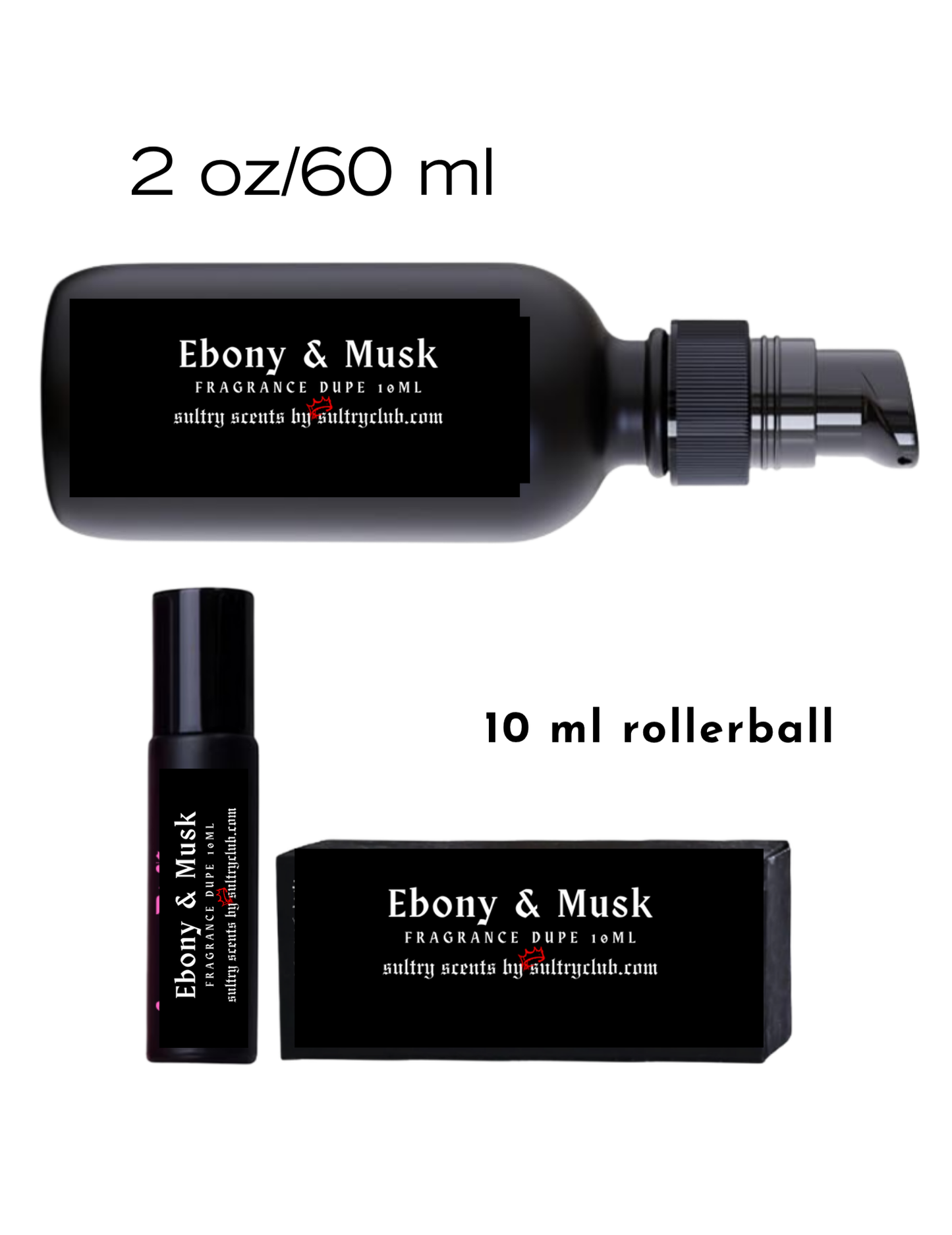 EBONY AND MUSK EDP ROLLERBALL PEN