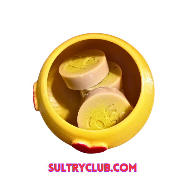 Emoji Wax Melts With 3D Printed Jar