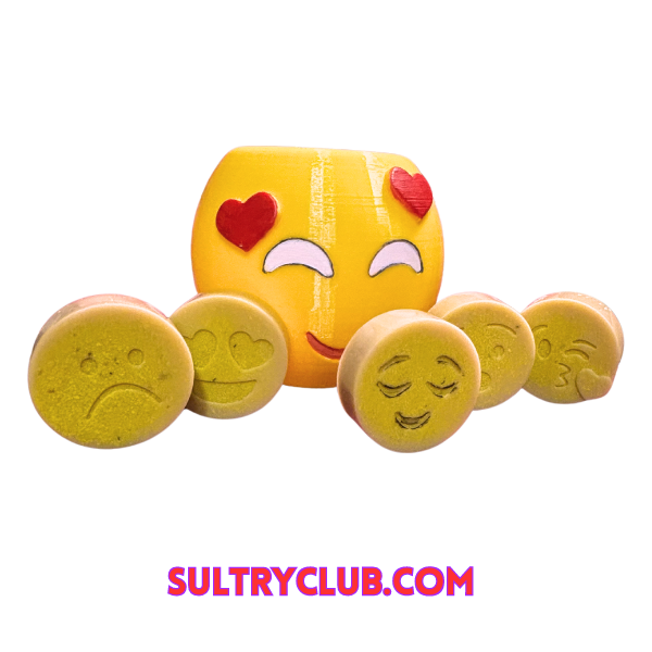 Emoji Wax Melts With 3D Printed Jar