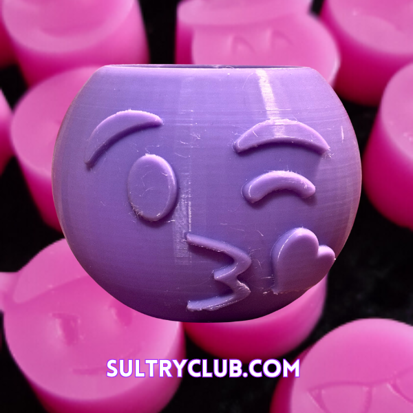 Emoji Wax Melts With 3D Printed Jar