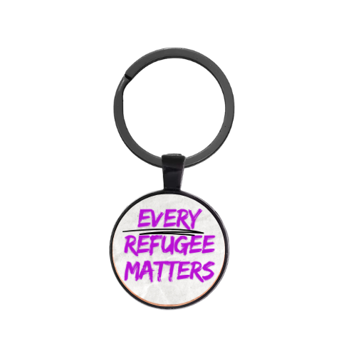 EVERY REFUGEE MATTERS Custom Keychain
