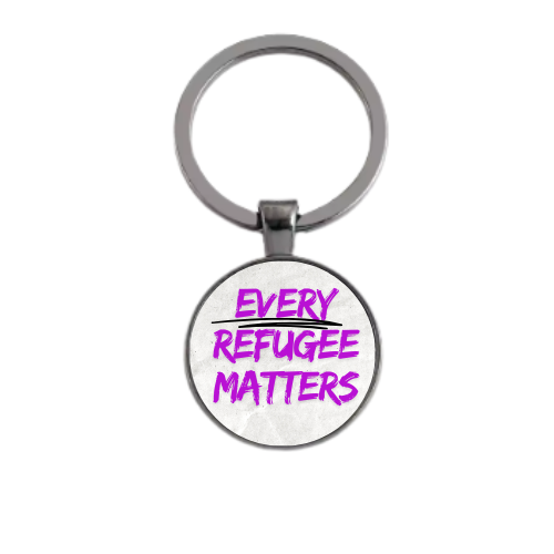 EVERY REFUGEE MATTERS Custom Keychain