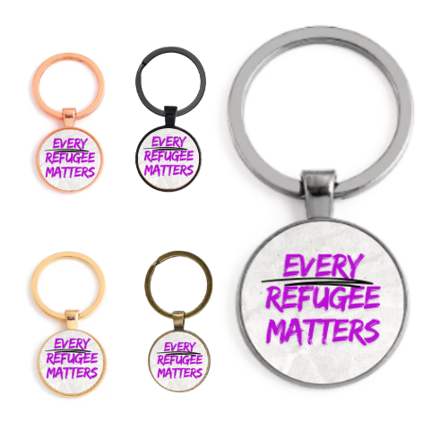 EVERY REFUGEE MATTERS Custom Keychain
