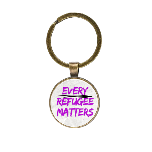 EVERY REFUGEE MATTERS Custom Keychain