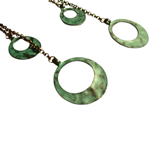 ENVY GREEN MINIMALIST EARRINGS