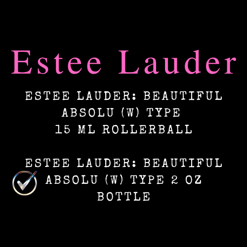 Estee Lauder Inspired Fragrances