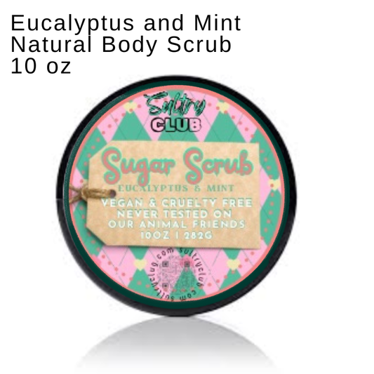 Eucalyptus and Mint Sugar Scrub™ by Sultry Club Spa