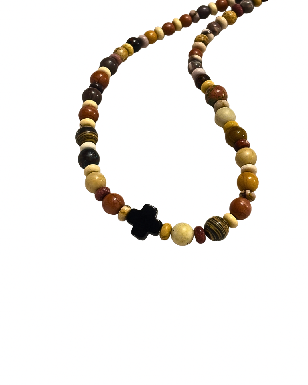 Tribal Hand Beaded Necklace