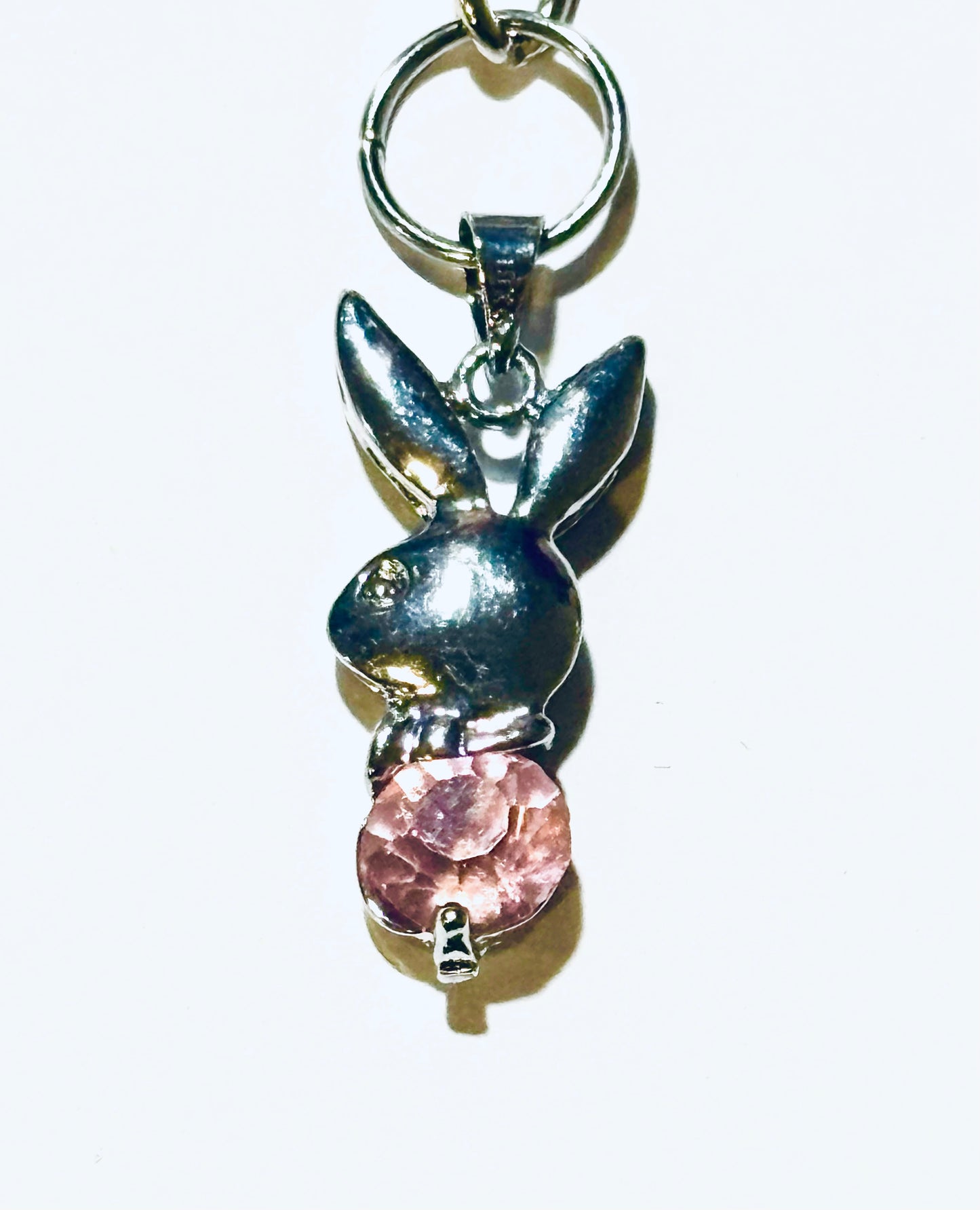 Playboy Bunny Charm Keychain