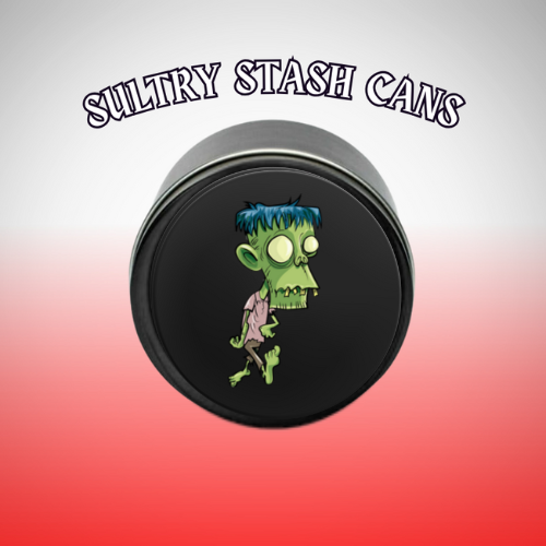 FRANKENSTIEN BABY Stash Tin - Round Storage Container