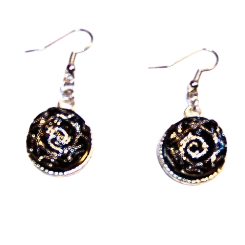 FACETED CRYSTAL EARRINGS