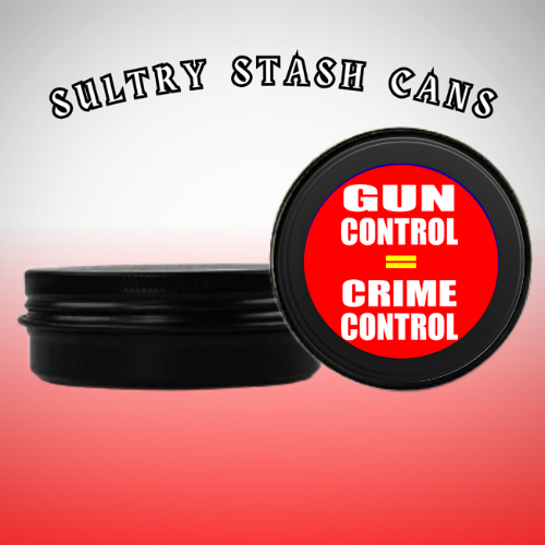 END GUN VIOLENCE Stash Tin - Round Storage Container
