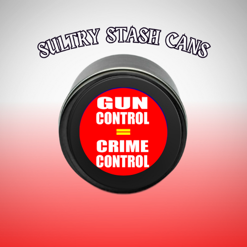 END GUN VIOLENCE Stash Tin - Round Storage Container