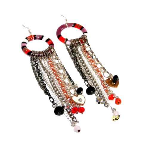 Glass Meets Metals Original Earrings