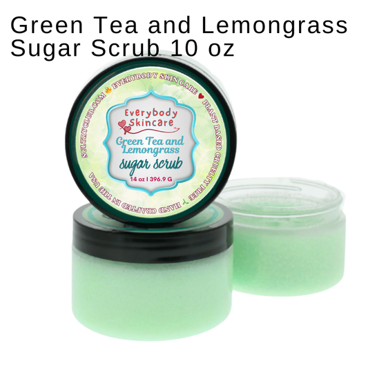 Green Tea And Lemongrass Sugar Scrub by Sultry Club Spa™