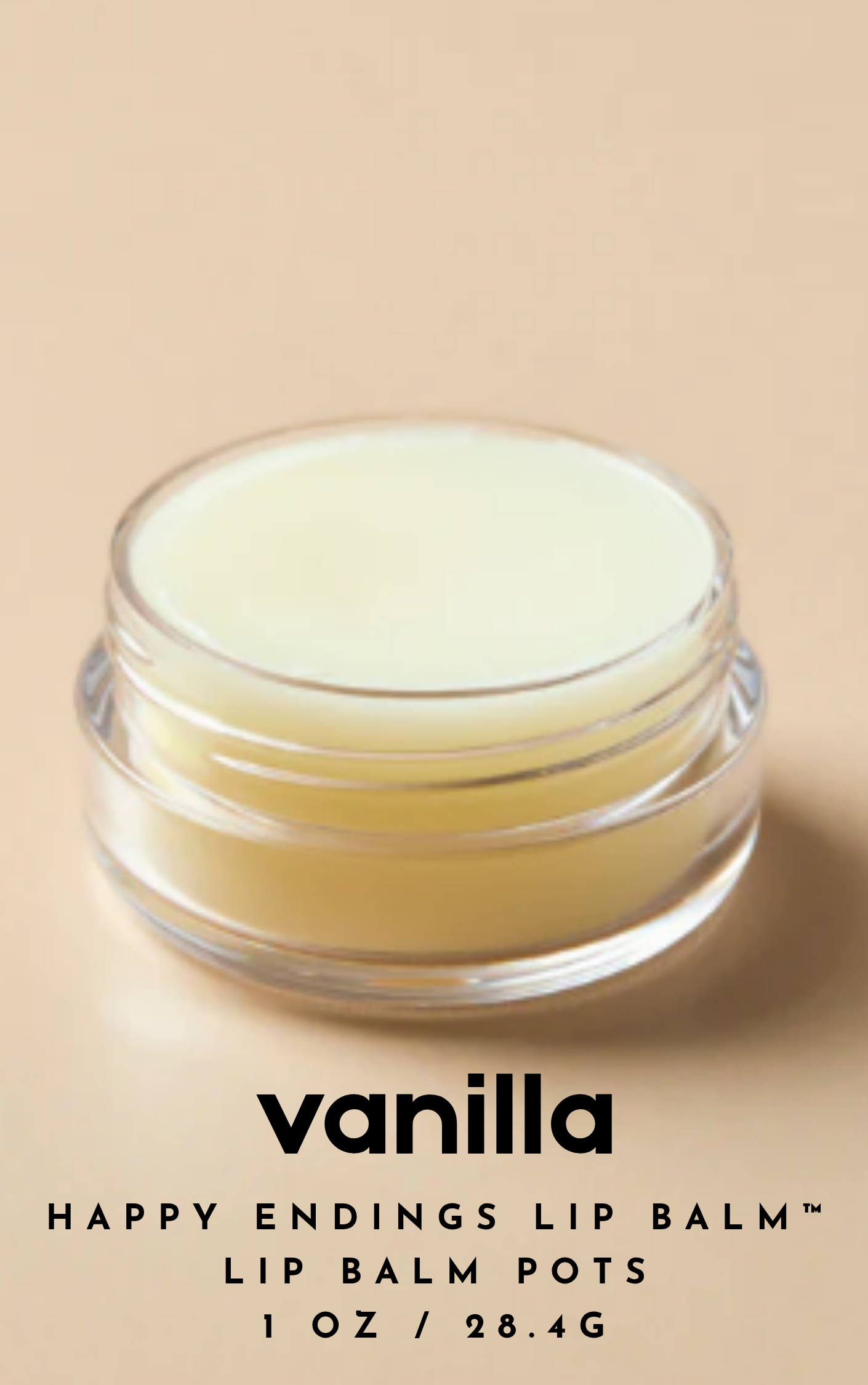 HAPPY ENDINGS LIP BALM™ VANILLA