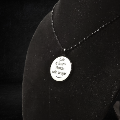 Handle Life With Prayer Necklace