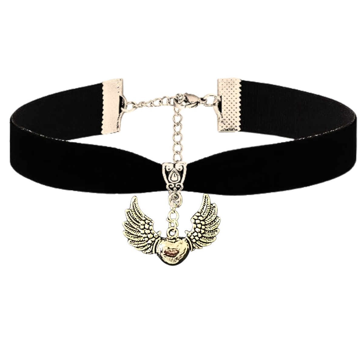 WINGS OF LOVE SOFT VELVET Choker Necklace