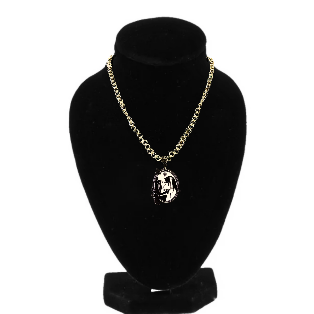 Hecate Hand Woven Beaded Necklace In Sterling Silver