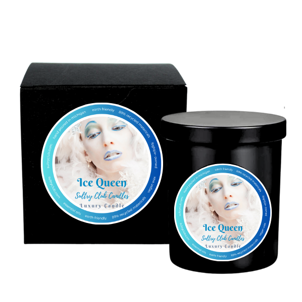 ICE QUEEN (PEPPERMINT BARK CANDY) Candle