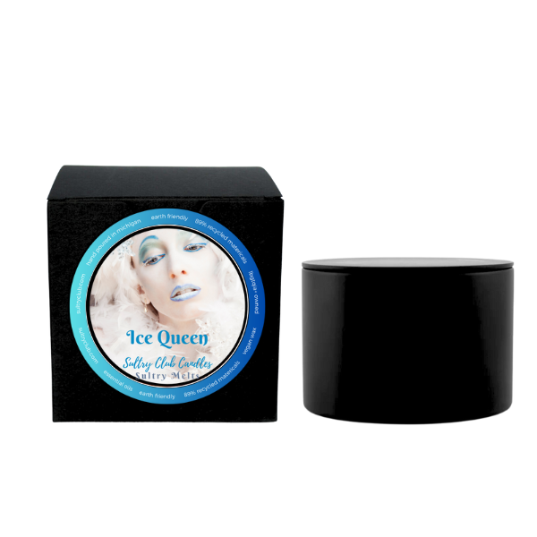 ICE QUEEN (PEPPERMINT BARK CANDY) Candle