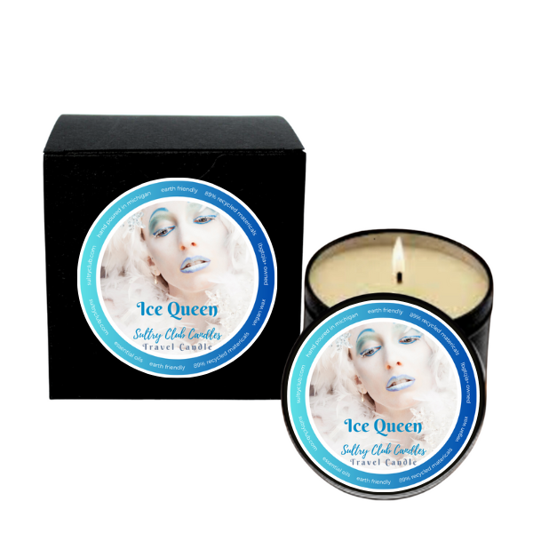 ICE QUEEN (PEPPERMINT BARK CANDY) Candle